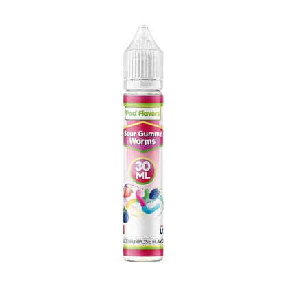 Pod flavors Multi-Purpose Flavoring 30mL Sour Gummy Worms with Packaging
