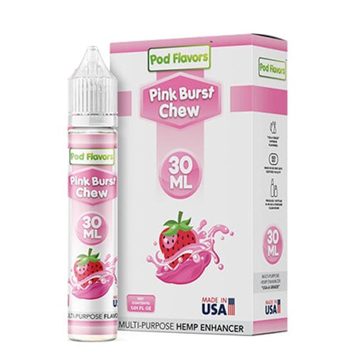 Pod flavors Multi-Purpose Flavoring 30mL Pink Burst Chew with Packaging