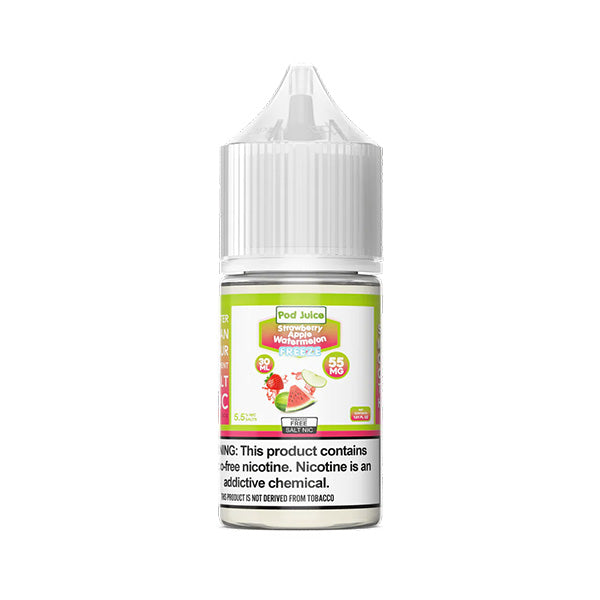 Strawberry Apple Watermelon Freeze by Pod Juice Salt 30mL Bottle