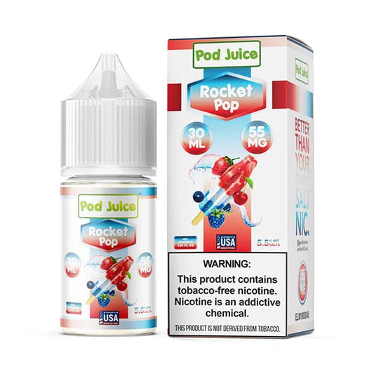 Rocket Pop by Pod Juice Salts 30mL with packaging