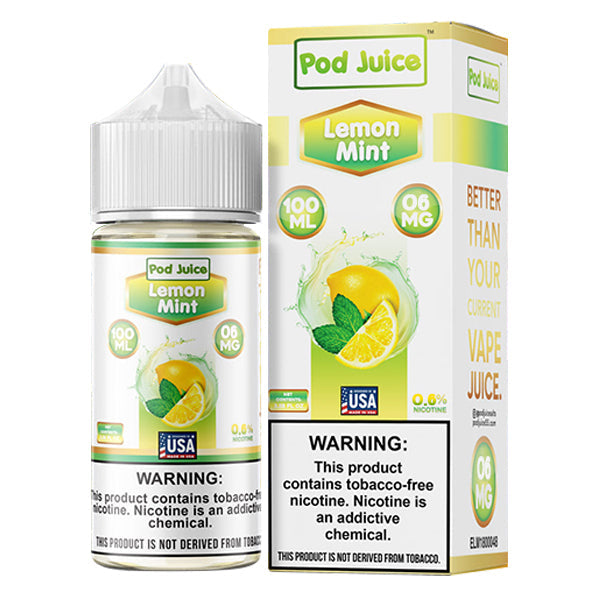 Lemon Mint by Pod Juice – Hyde TFN Series 100mL 06 with Packaging