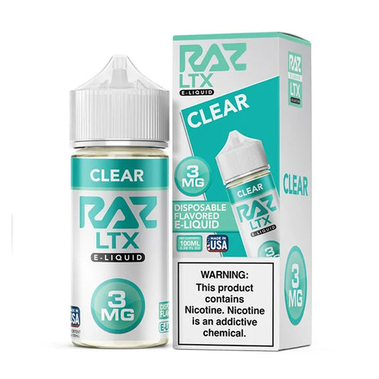Pod Juice x RAZ - Clear, 100mL with Packaging 