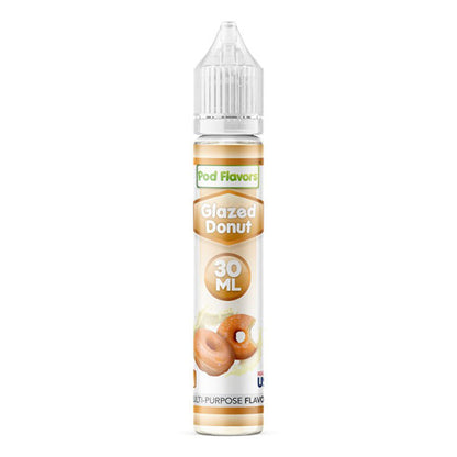 Pod Juice Salt Series E-Liquid | 30mL | 55mg | Glazed Donut