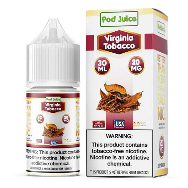 Virginia Tobacco – Pod Juice Salts Series | 30mL with Packaging