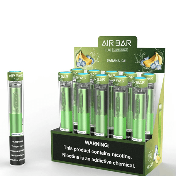 Air Bar Lux Disposable | 1000 Puffs | 2.7mL Banana Ice with Box