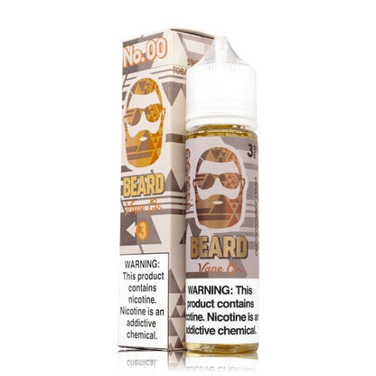 No. 00 Cappuccino Tobacco by Beard Vape Co 60mL (Freebase) with Packaging