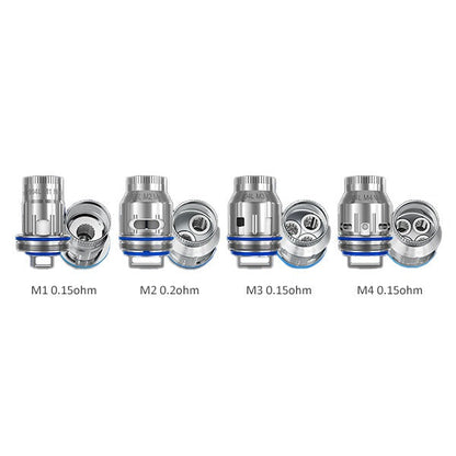 FreeMaX Maxus Pro 904L M Replacement Coils (3-Pack) - Group Photo