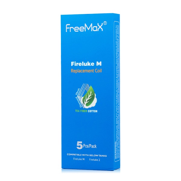 FreeMax Fireluke Mesh Replacement Coils (Pack of 5) with Packaging