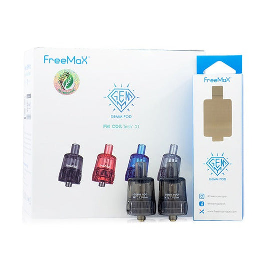 FreeMax GEMM Replacement Pods (2-Pack) with Packaging