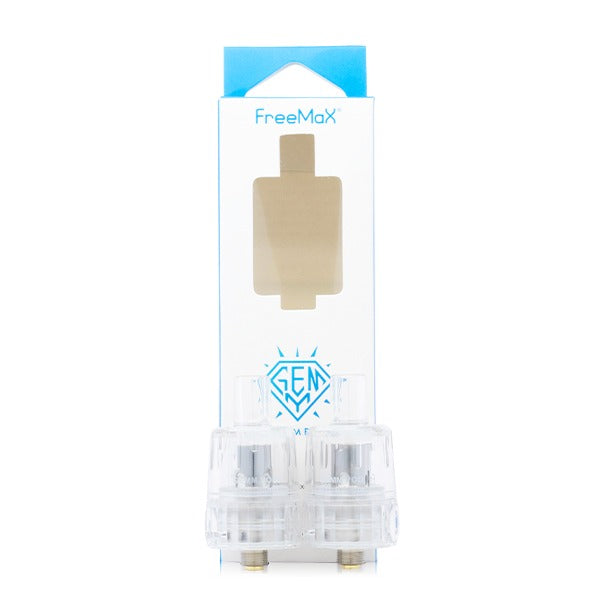 FreeMax GEMM Replacement Pods (2-Pack) Clear 0.5 ohm