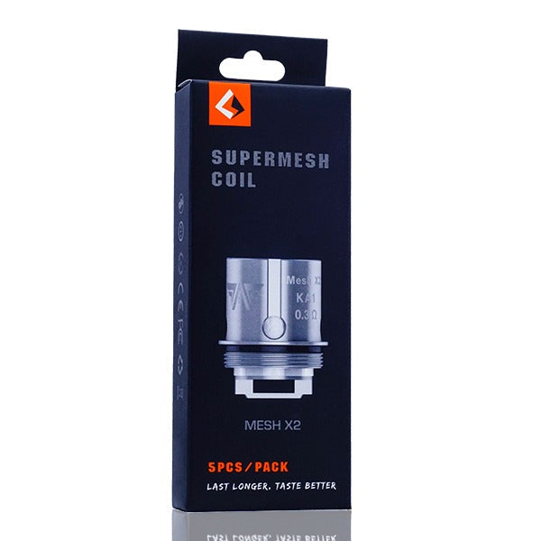 GeekVape Super Mesh & IM Replacement Coils (Pack of 5) - Super Mesh X2 Coil Packaging