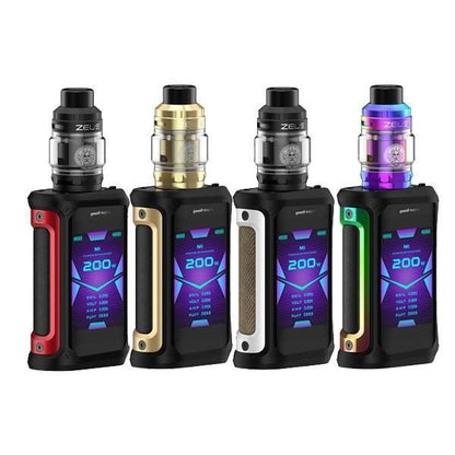 Geekvape Aegis X 200W Box Mod Starter Kit (Zeus Edition) Group Photo