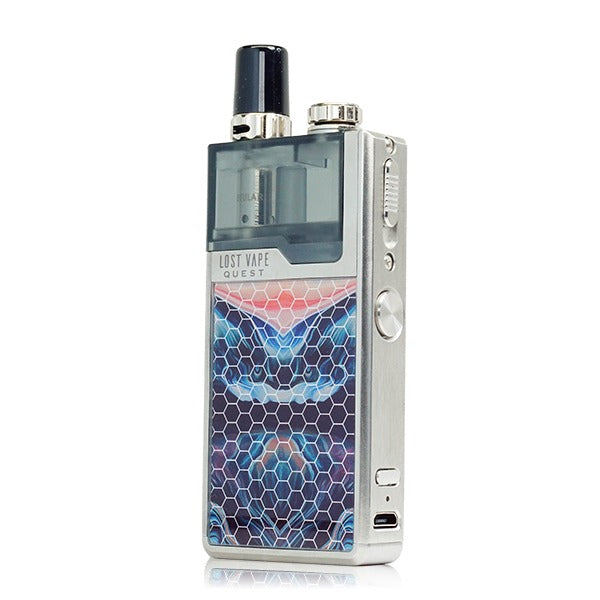 Lost Vape Quest Orion Q Pod Device  Full Kit Silver Fantasy