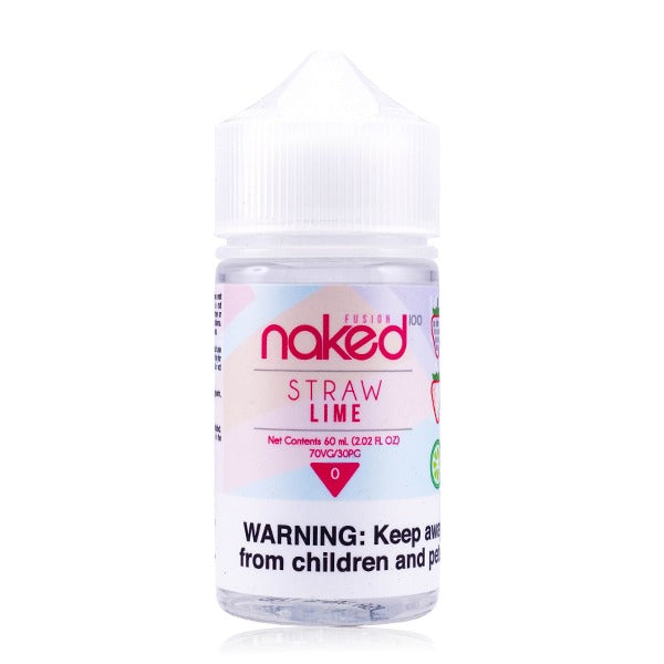 Straw Lime by Naked 100 60ml Bottle