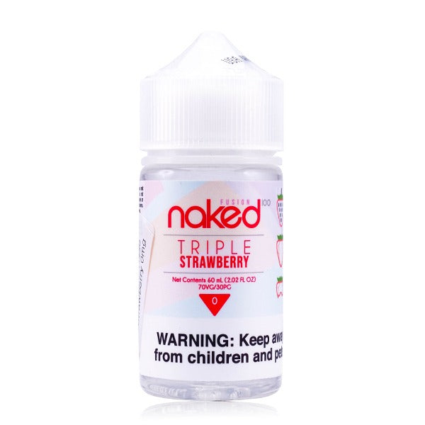 Triple Strawberry by Naked 100 60ml Bottle