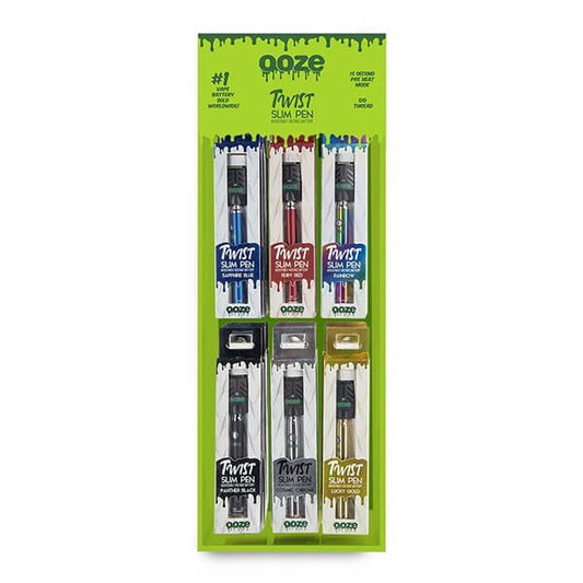 Ooze Slim Pen Twist Battery – 48pc Display