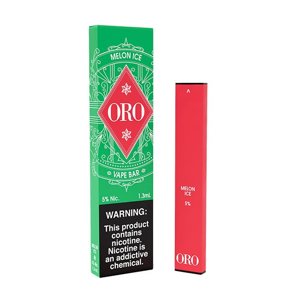 Oro Disposable | 300 Puffs | 1.3mL Melon Ice 5% with Packaging