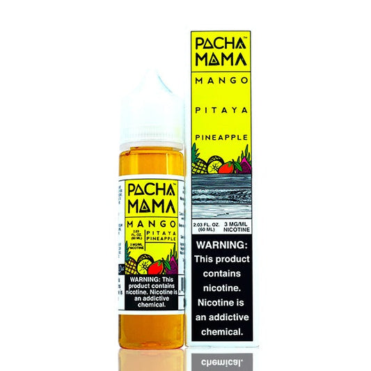 Mango Pitaya Pineapple by Pachamama eLiquid TFN 60mL with Packaging