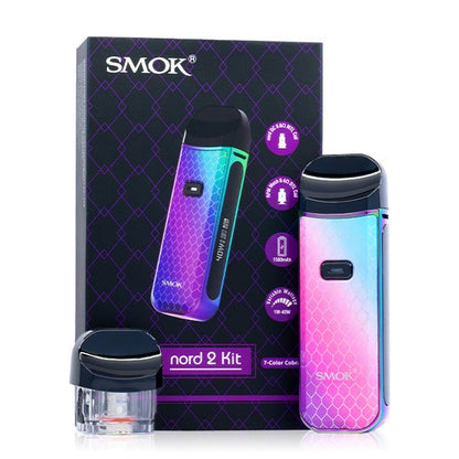 SMOK Nord 2 40W Kit (Pod System) 7 Color Cobra with Packaging