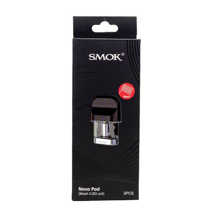 SMOK - Novo Pod - 3-Pack - Mesh Coil Pod 0.8ohm Packaging