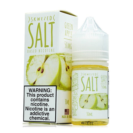 Green Apple by Skwezed Salt 30ml with Packaging