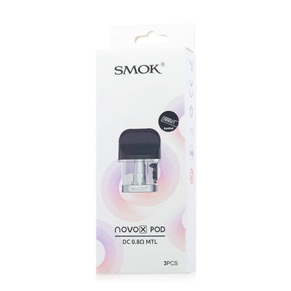 SMOK Novo X Replacement Pods (3-Pack) Box