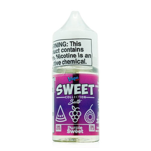 Vape 100 SALTS E-Liquid - Purple Sweet, 30mL Bottle