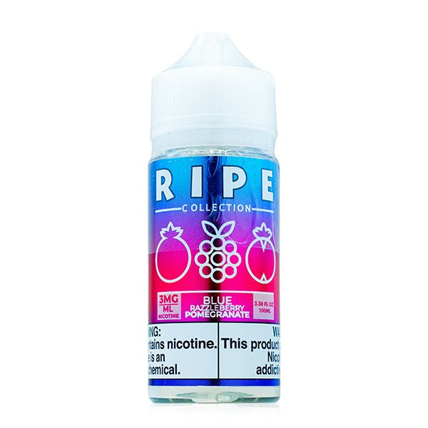 Blue Razzleberry Pomegranate by Vape 100 Ripe Series E-Liquid 100mL Bottle