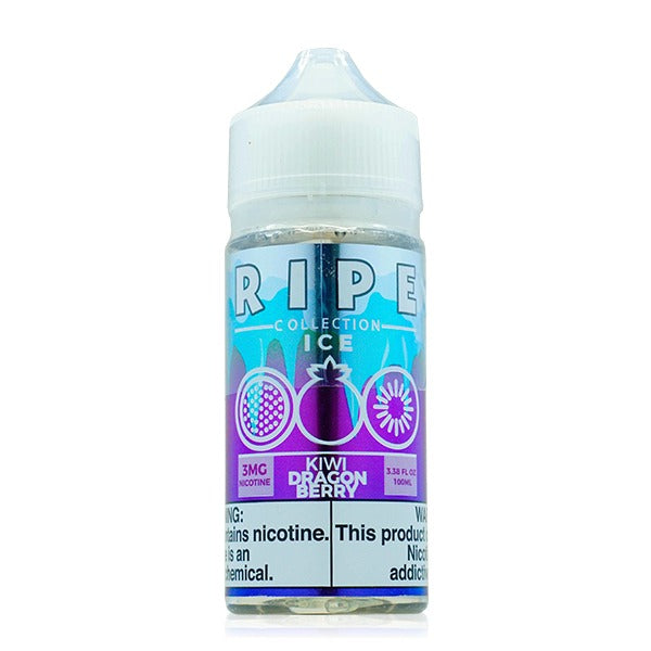 Kiwi Dragon Berry On ICE by Vape 100 Ripe Series E-Liquid 100mL Bottle