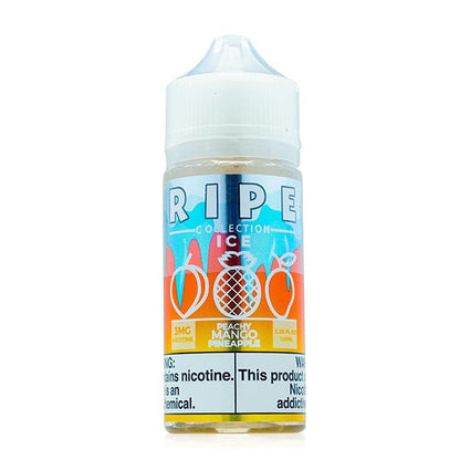 Peachy Mango Pineapple On ICE by Vape 100 Ripe Series E-Liquid 100mL Bottle