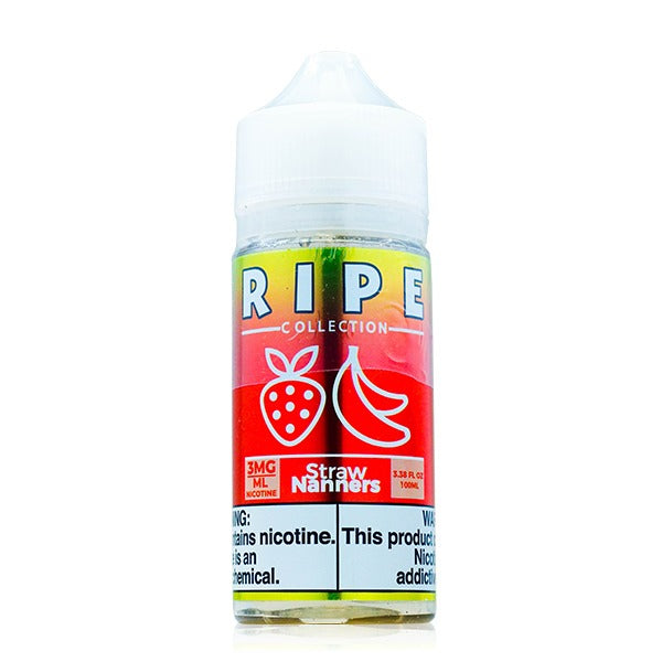 Straw Nanners by Vape 100 Ripe Series E-Liquid 100mL Bottle