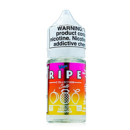 Peachy Mango Pineapple by Vape 100 Ripe Collection Salts 30mL Bottle