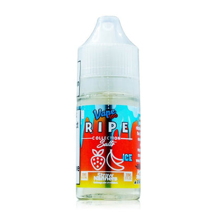 Straw Nanners On ICE by Vape 100 Ripe Collection Salts 30mL Bottle