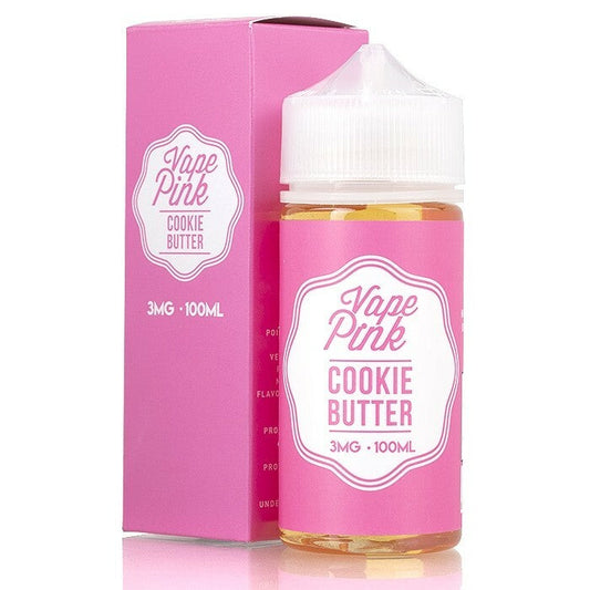 Cookie Butter by Vape Pink E-Liquid 100ml with Packaging