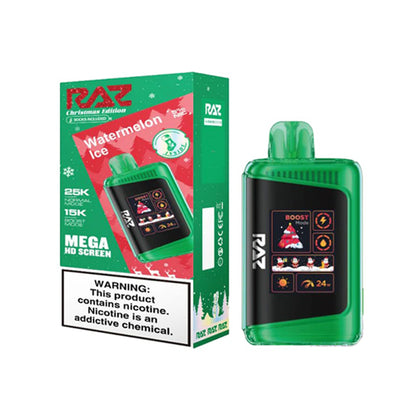 RAZ LTX25000 (Dispo) (25000Puff)(16mL) Christmas Edt. | Watermelon Ice