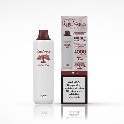 Ripe Vape Palm Plus (Dispo) | (4000Puff) | (9mL) | DCC with packaging