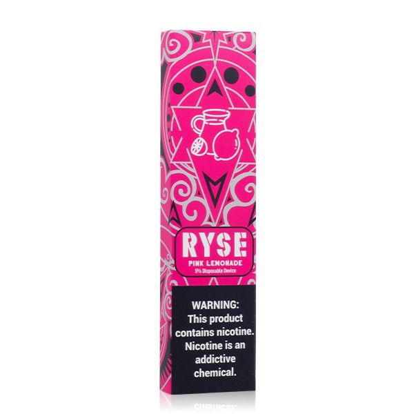 Ryse Disposable E-Cigs (Individual) Pink Lemonade Packaging