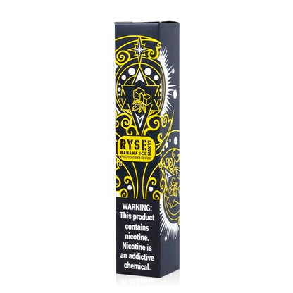 Ryse Max V2 Disposable E-Cigs (Individual) Banana Ice Packaging