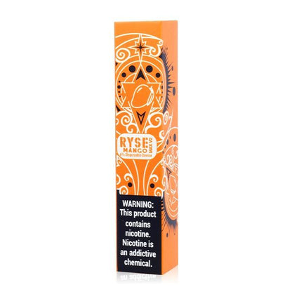 Ryse Max V2 Disposable E-Cigs (Individual) Mango Packaging