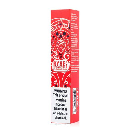 Ryse Max V2 Disposable E-Cigs (Individual) Strawberry Packaging