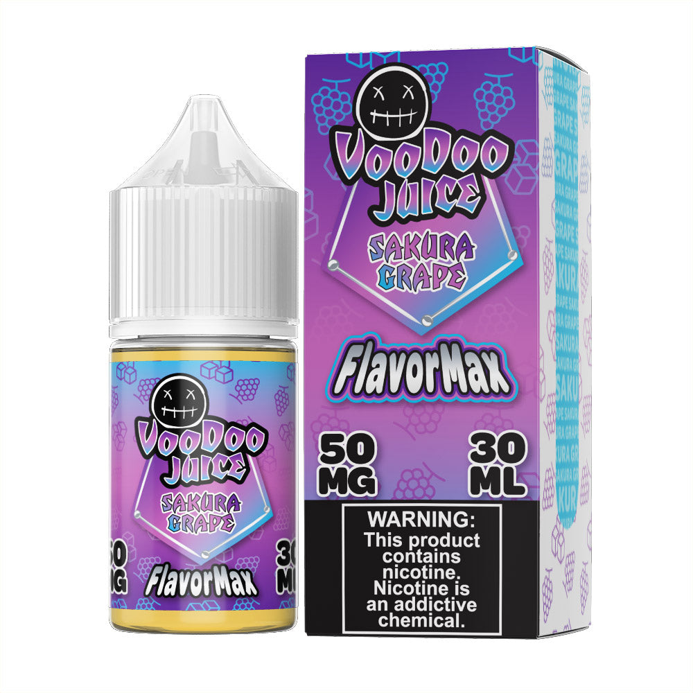 Sakura Grape by Voodoo Juice FlavorMax Salts Series 30mL 50mg Packaging