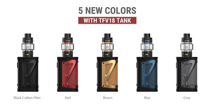 SMOK Scar 18 Starter Kit 230w | TFV18 Tank Edition Group Photo