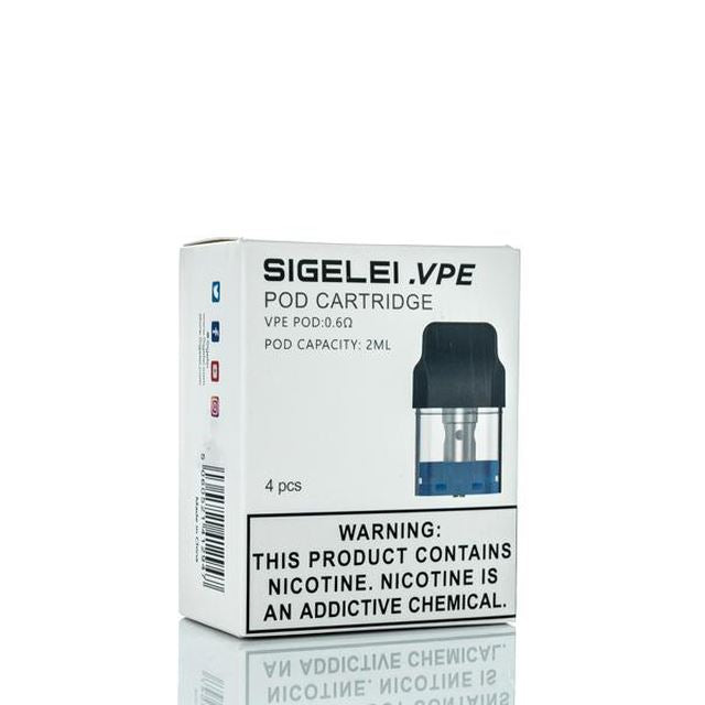 Sigelei VPE Replacement Pod | 4-Pack Packaging