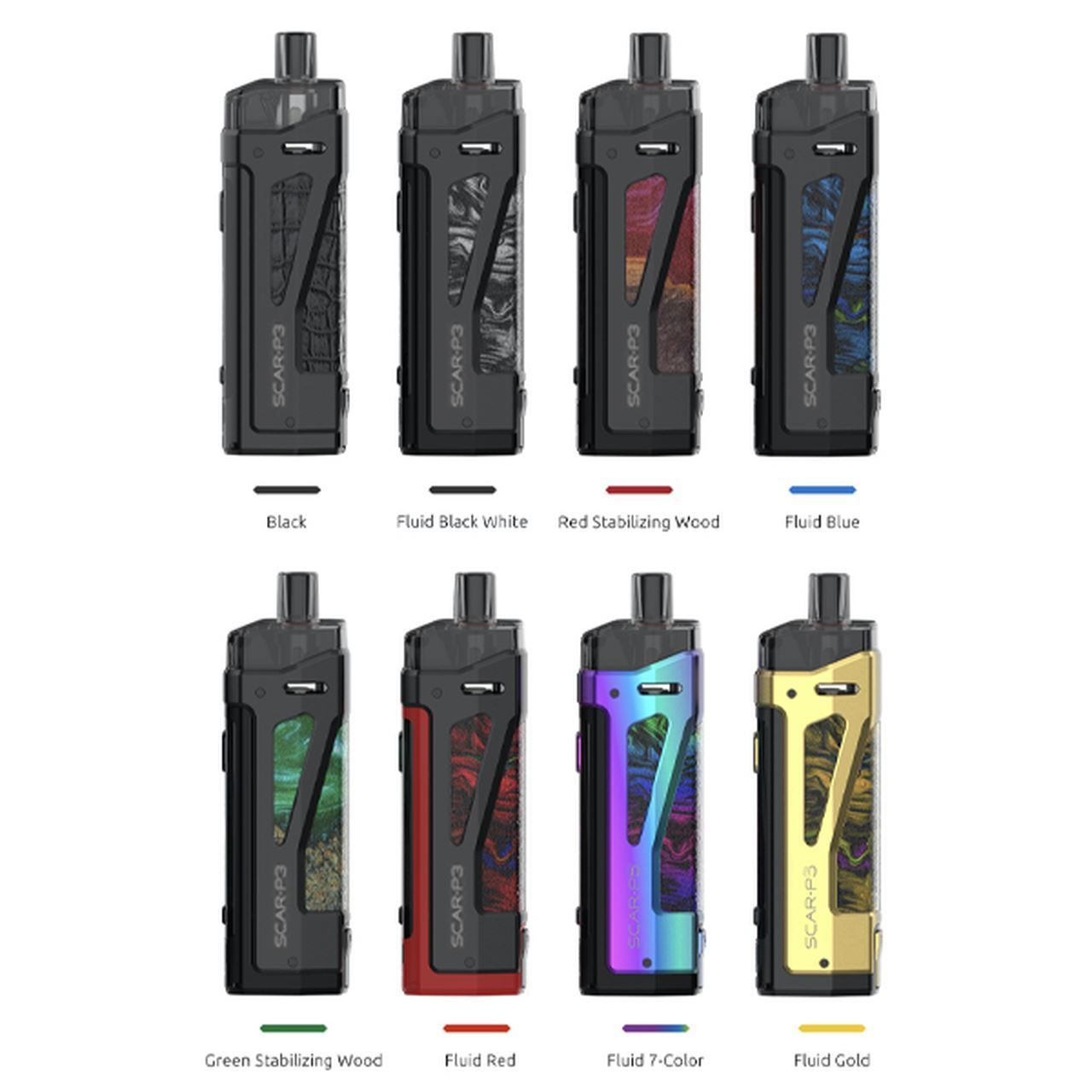 SMOK SCAR P3 Pod System Kit Group Photo