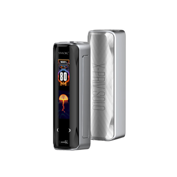 SMOK X-Priv Solo 80W Box Mod (Mod Only) | Silver Lines
