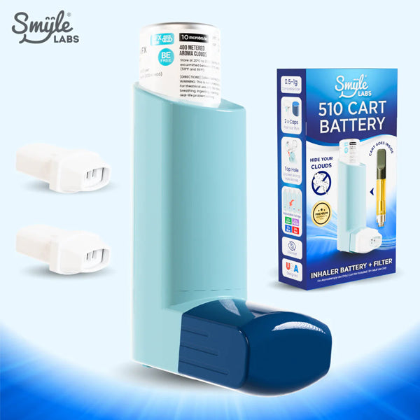 Smyle Inhaler 510 Battery Blue with Packaging