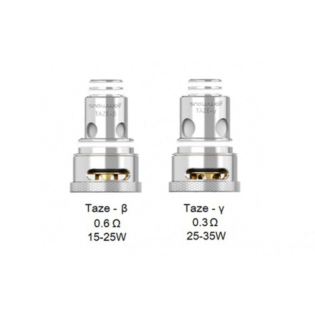 SnowWolf Taze Coils (5-Pack) Group Photo