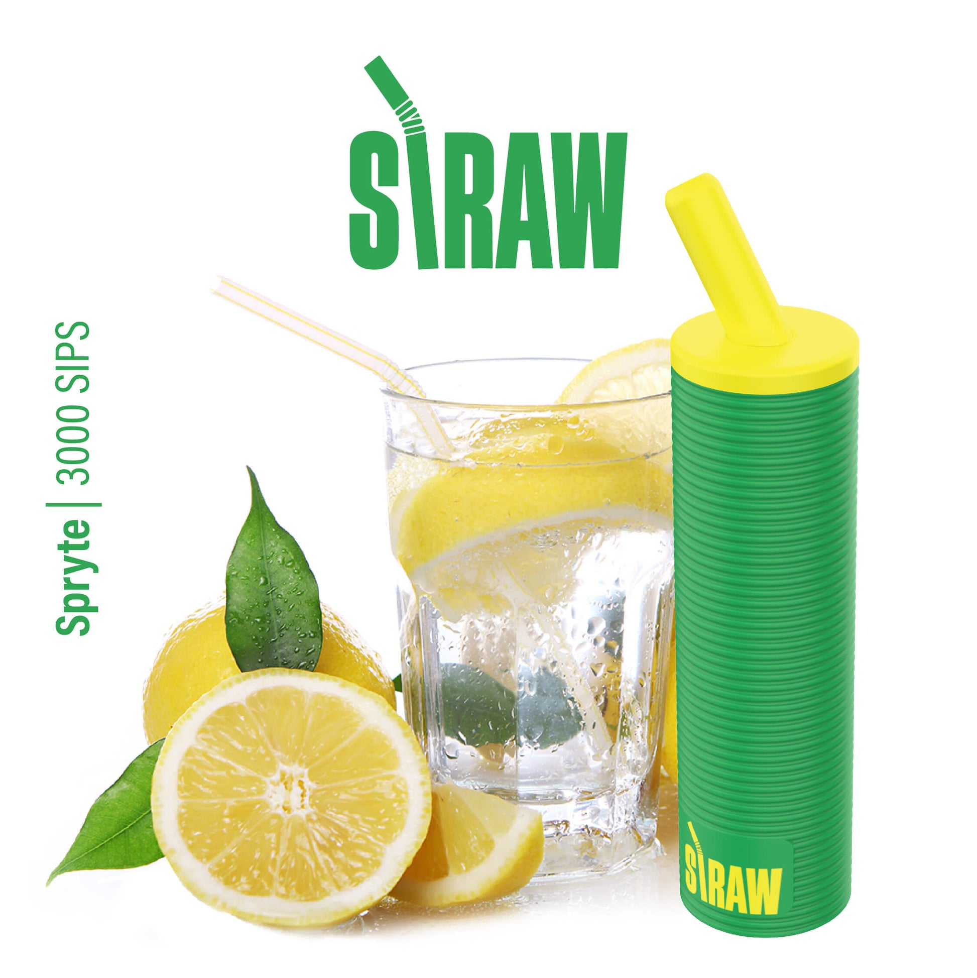 Straw Vape Disposable | 3000 Puffs | 8mL Spryte