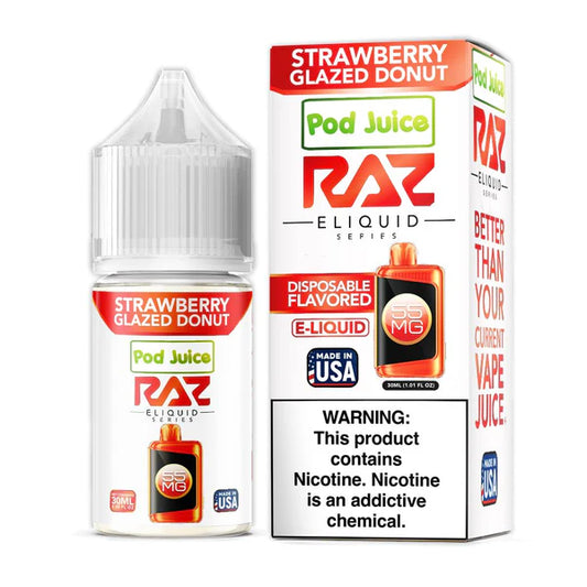 Strawberry Glazed Donut | Pod Juice x RAZ Salt | 30ml