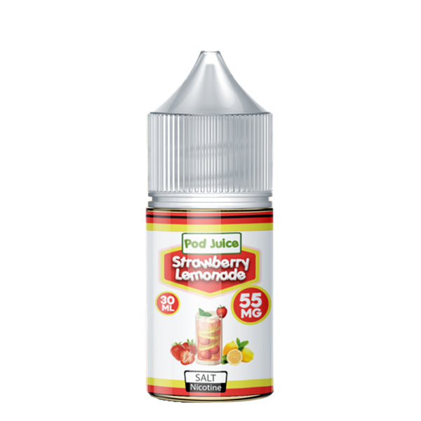 Strawberry Lemonade by Pod Juice Salts Series 30mL Bottle